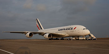 Français : 1er Airbus A380 Air France